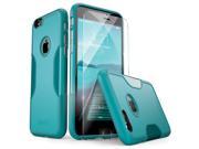 SaharaCase iPhone 6 6s Oasis Teal Case Classic Protective Kit Bundle with ZeroDamage Tempered Glass