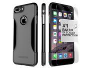 SaharaCase iPhone 7 Plus Mist Gray Case Classic Protective Kit Bundle with ZeroDamage Tempered Glass