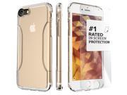SaharaCase iPhone 7 Crystal Clear Case Classic Protective Kit Bundle with ZeroDamage Tempered Glass