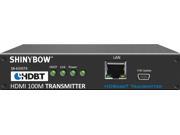 Shinybow SB 6335T4 4 Play HDBaseT TRANSMITTER up to 330 ft w 2 way IR RS 232