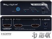 Key Digital KD 1x2CSK 1x2 I O Ultra HD 4K HDMI Distribution Amplifier