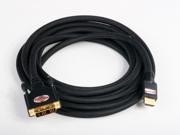 5M 16FT DVI HDMI Bi Directional Cable 1080P CL2 Rated for in wall installation