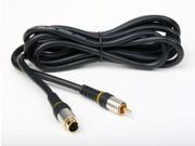 2m 6ft ATLONA Douple Shielded S VIDEO TO RCA COMPOSITE CABLE S VHS DVD TV