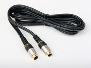 2m 6ft ATLONA Double Shielded Gold Plated S Video Cable for S VHS DVD TV PC