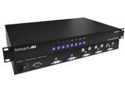 Smartavi SM QKVM S 4 Port DVI USB QuadKVM switch PiP Dual Full modes 1900x1200