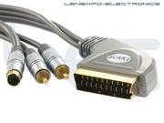 Atlona 19 014L 10 10M 33FT ATLONA HIGH QUALITY SCART TO S VIDEO AND AUDIO WITH IN OUT SWITCH