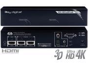 Key Digital KD HD1x2ProK 1x2 I O HDMI Distribution Amplifier w Audio De embedder