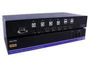 Smartavi HDN 4PLUS S 4K HDMI USB 2.0 4x1 Ultra HD KVM Switcher