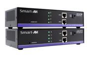 Smartavi LDX 2PS Dual DVI D USB 1.1 Dual RS232 over CAT5 5e 6 Extender Tx Rx