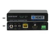 Shinybow SB 6335T R KIT HDMI HDBaseT Extender Kit up to 330 Ft 2way IR RS 232