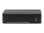 Shinybow ANI 1X2COMPAA 1x2 Component Video RCA Splitter Distribution Amplifier