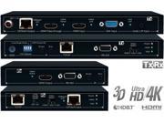 Key Digital KD X1000ProK HDBaseT HDMI VGA Audio via CAT5e 6 Extender Tx Rx