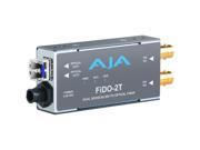 AJA FiDO 2T CWDM Dual channel SDI to LC Fiber Converter with CWDM