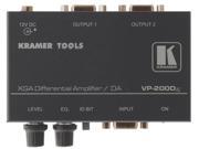Kramer VP 200Dxl 1x2 VGA Video Differential Line Amplifier