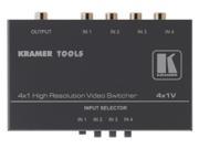 Kramer 4x1V 4x1 Composite Video Mechanical Switcher