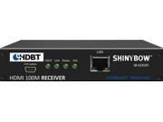 Shinybow SB 6335R5 5 Play HDBaseT PoH RECEIVER up to 330 ft w 2 way IR RS 232