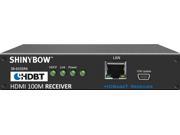 Shinybow SB 6335R4 5 Play HDBaseT RECEIVER up to 330 ft w 2 way IR RS 232