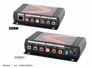 AT COMP300SL b Component video analog digital audio cat5 6 7 extender loop out
