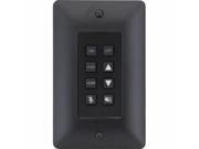8 Button Backlit Wall Control Panel Black