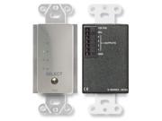 4 Channels Remote Selector controls RU ASX4D R stainless steel