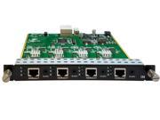 4 Input HDBaseT 330ft CAT DXM Card w Ethernet