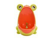 Hot Sale Hang on Wall Cute Frog Design Mommy Helper Separable Easy Wash Children Toilet Training Kids Urinal Plastic for Boys Pee Independence Focus Training Ye