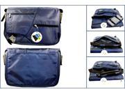 NEW Dell Laptop notebook Shoulder Messenger Bag Organizer for upto 16 inch Navy Blue color
