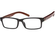Readers.com The Charlie Recycled Wood Reader 1.00 Black Wood Temples Reading Glasses