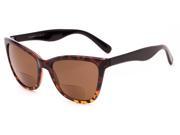 Readers.com The Mimosa Bifocal Sun Reader 1.75 Brown Tortoise Fade Reading Glasses