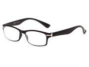 Readers.com The Carnation Flexible Reader 2.25 Black Reading Glasses