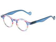 Readers.com The Bravo 1.00 Blue Multi Stripe Reading Glasses