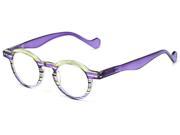 Readers.com The Bravo 1.00 Purple Multi Stripe Reading Glasses