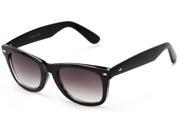 Readers.com The Cancun Sun Reader 2.00 Black with Smoke Unisex Retro Square Reading Sunglasses