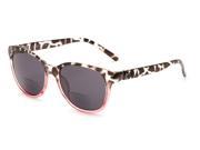 Readers.com The Cecily Bifocal Sun Reader 4.00 Tortoise Pink with Smoke Reading Glasses