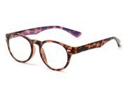 Readers.com The Ivy League Bifocal 2.75 Brown Tortoise Purple Reading Glasses