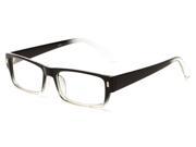 Readers.com The Althorpe 1.25 Black Clear Fade Reading Glasses