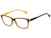 Readers.com The Highlight 1.00 Black Orange Reading Glasses