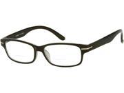 Readers.com The Harvey Bifocal 2.50 Black Reading Glasses