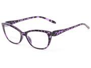 Readers.com The Ambrosia Bifocal 2.00 Purple Tortoise Reading Glasses