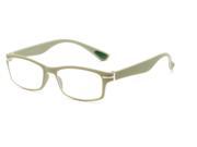 Readers.com The Carnation Flexible Reader 1.00 Green Reading Glasses