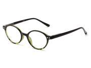 Readers.com The Prescott 3.00 Black Green Reading Glasses