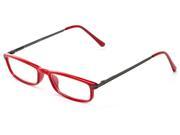 Readers.com The Leading Lady 3.25 Red Grey Reading Glasses