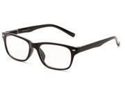 Readers.com The Williamsburg Bifocal 1.25 Black Reading Glasses