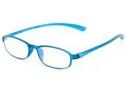 Readers.com The Glaze Flexible Reader 2.50 Blue Reading Glasses