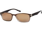 Readers.com The Liverpool Sun Reader 2.50 Brown with Amber Reading Glasses