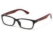 Readers.com The Charlie Recycled Wood Reader 2.25 Black Wood Temples Reading Glasses