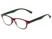 Readers.com The Star Flexible Reader 1.75 Red Green Reading Glasses