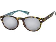 Readers.com The St. Paul Sun Reader 1.75 Green Tortoise Blue with Smoke Unisex Round Reading Sunglasses