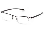 Readers.com The Patton 1.25 Black Black Reading Glasses