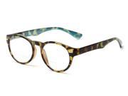 Readers.com The Ivy League Bifocal 1.25 Green Tortoise Blue Reading Glasses